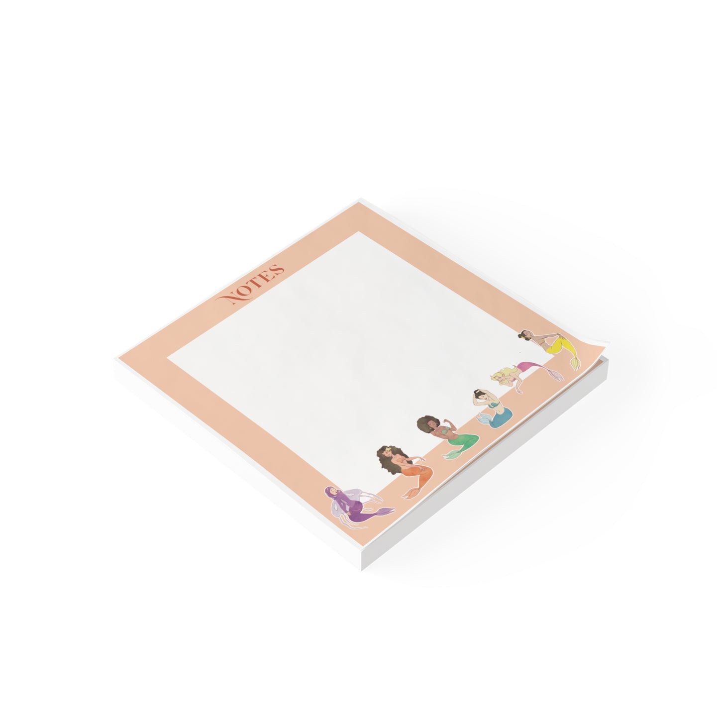 Mermaid-Themed Post-it® Note Pads - Cute Stationery for Organization and Inspiration