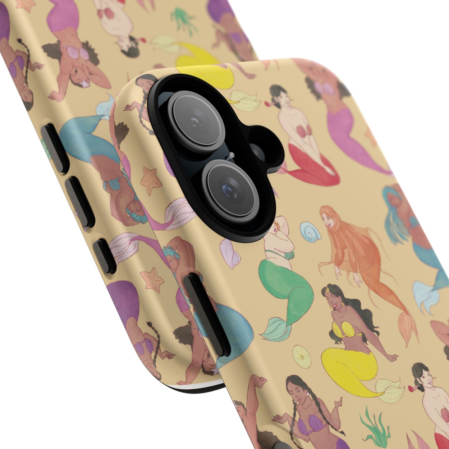 Plus Size Mermaid Phone Case - Vibrant Sea Goddess Design