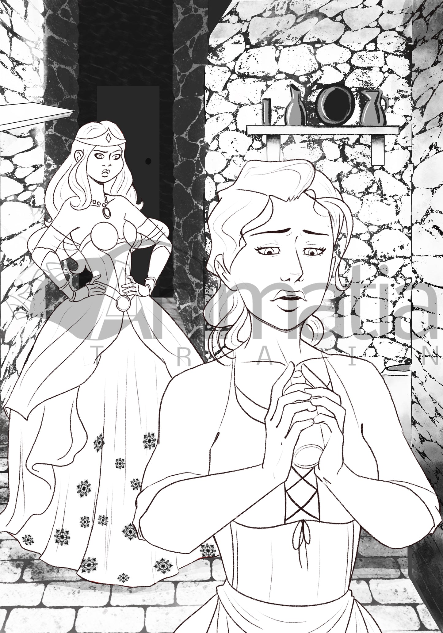 Love Potion - Coloring Page