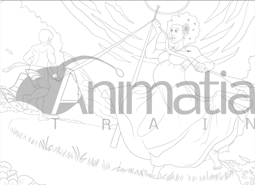 Beltane Coloring Page