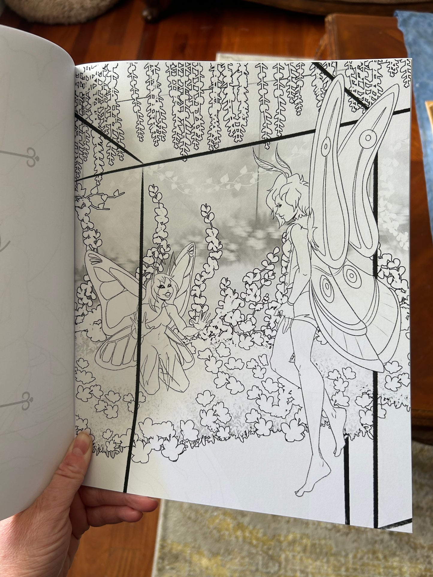 From Wings to Fins: A Collection of Sapphic Fairytales - Coloring Book