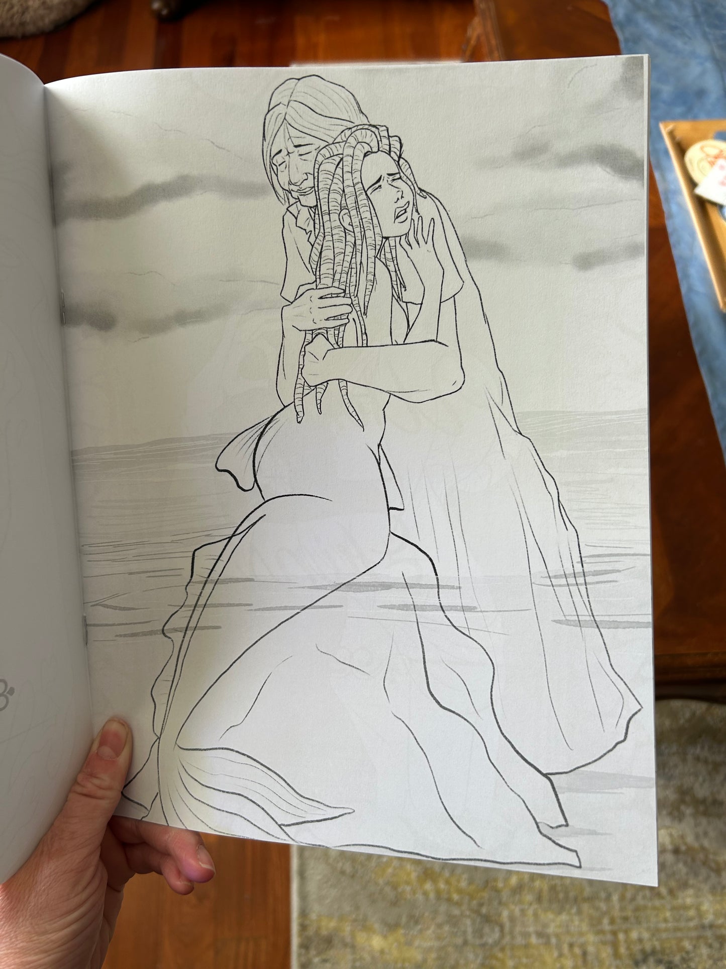 From Wings to Fins: A Collection of Sapphic Fairytales - Coloring Book