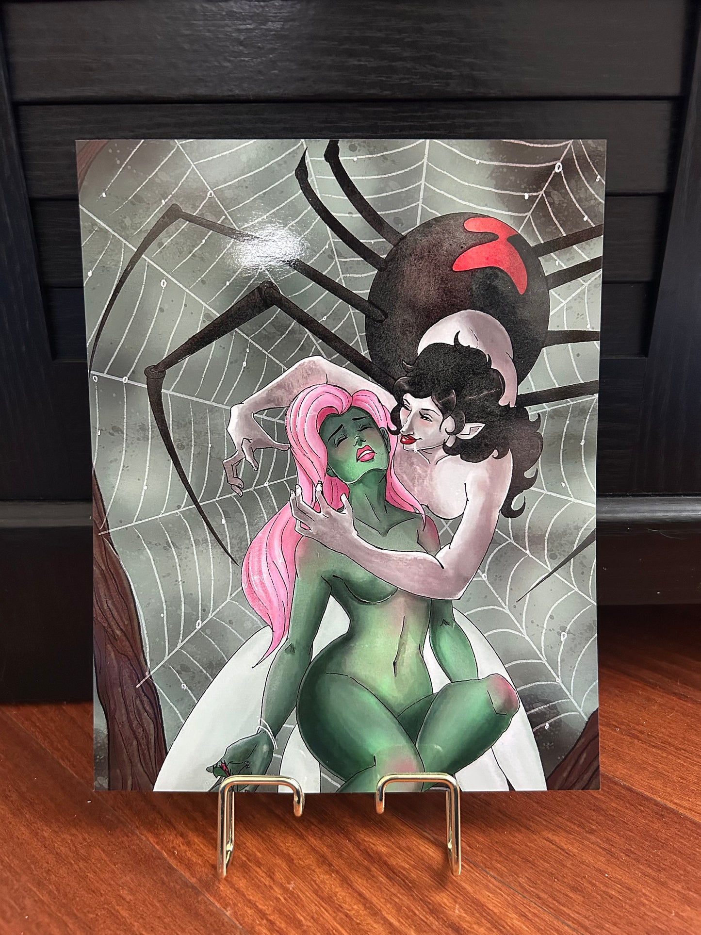 Fairy and Spider Queen - Print
