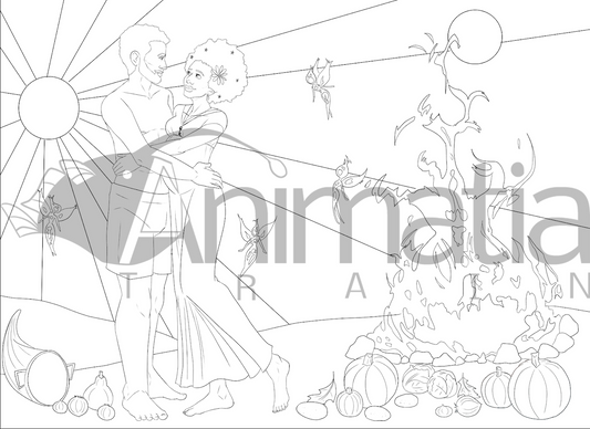 Litha Coloring Page