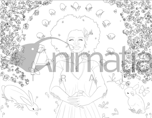 Ostara Coloring Page